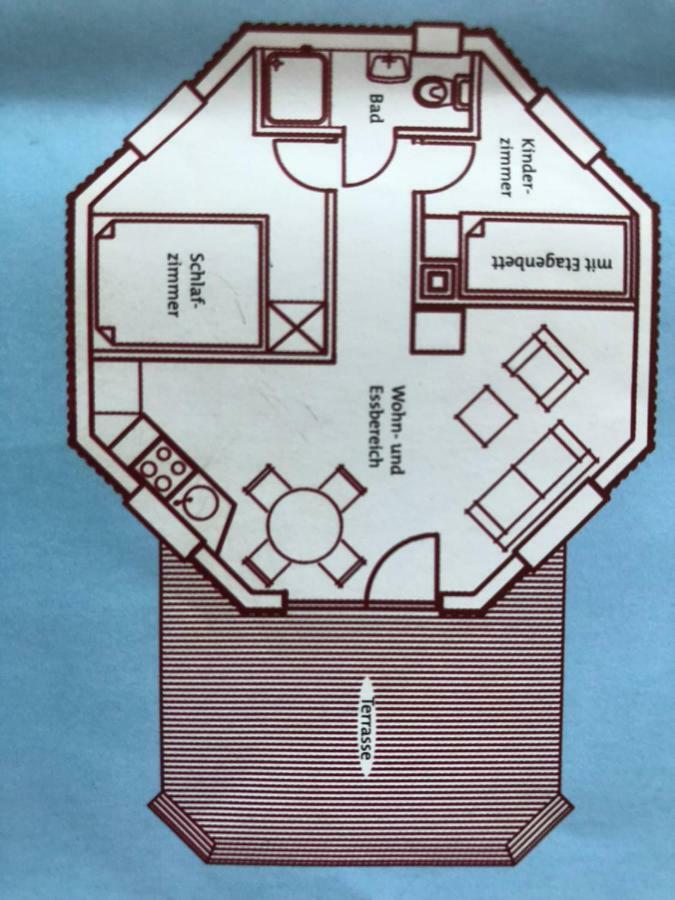 Ostseebungalow-Peters Börgerende-Rethwisch 外观 照片
